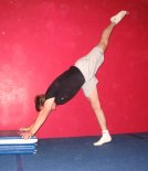 Proper shoulder angle for a handstand