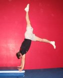 Proper shoulder angle for a handstand