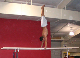 Support Swing Handstand